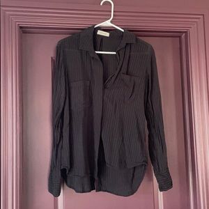 Bella Dahl Black Button Down Shirt